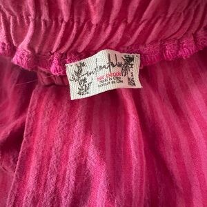 Free People Pink Pajama Set